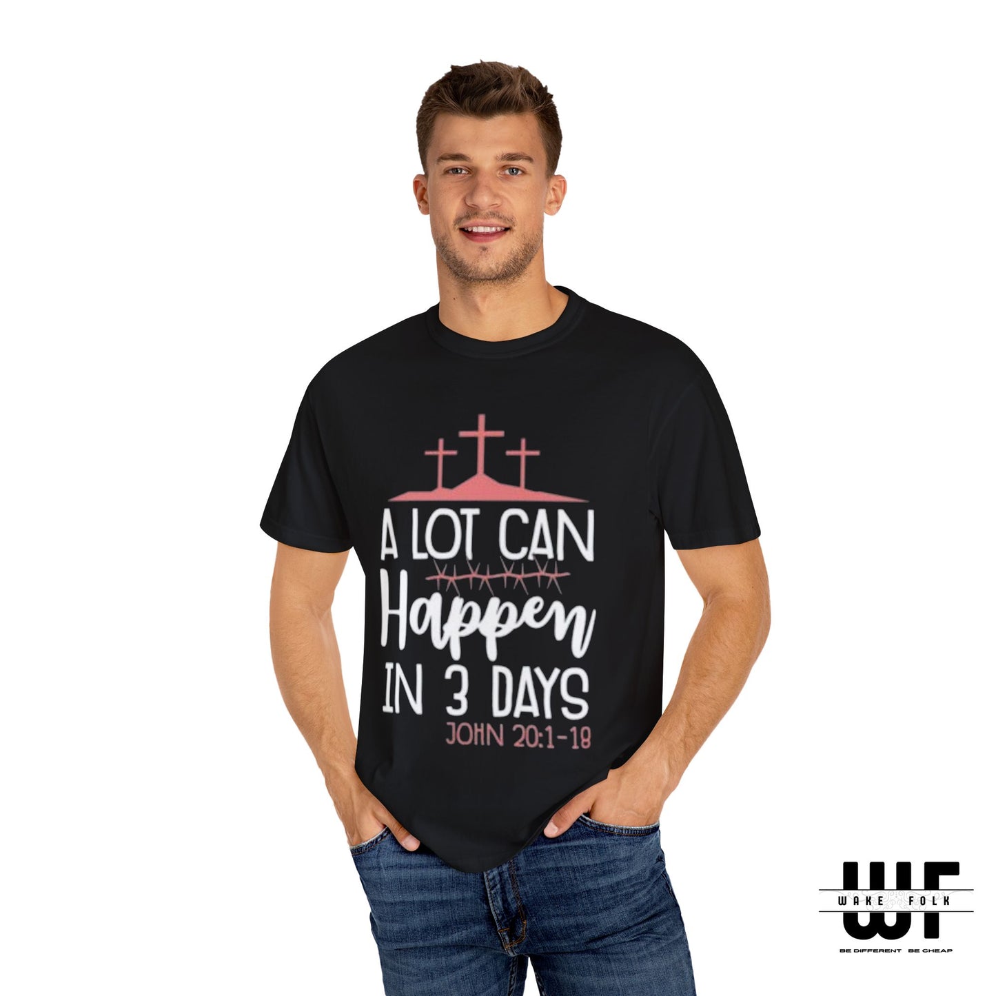 Easter Sunday Themed Unisex Garment-Dyed T-shirt
